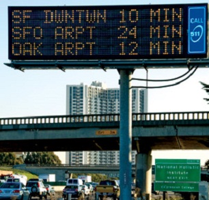 Travel Time Sign